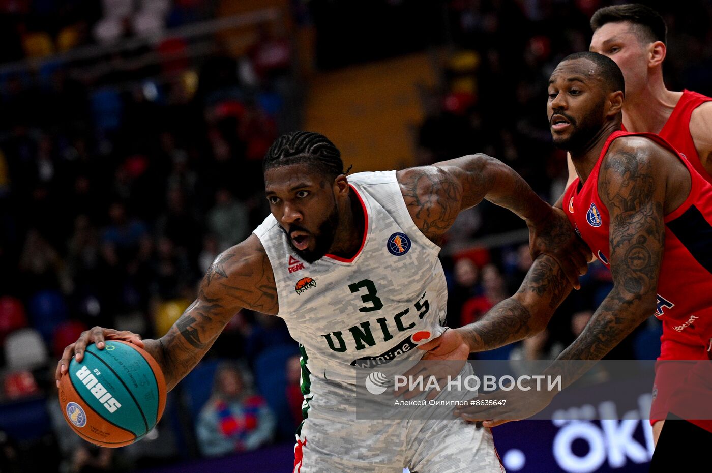 Баскетбол. Единая лига ВТБ. Матч ЦСКА - УНИКС