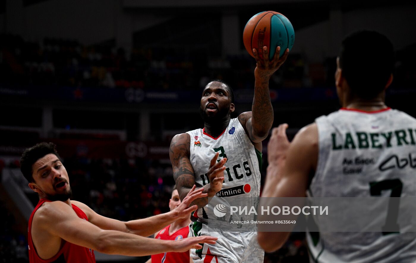 Баскетбол. Единая лига ВТБ. Матч ЦСКА - УНИКС