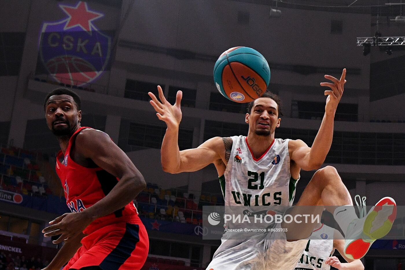Баскетбол. Единая лига ВТБ. Матч ЦСКА - УНИКС