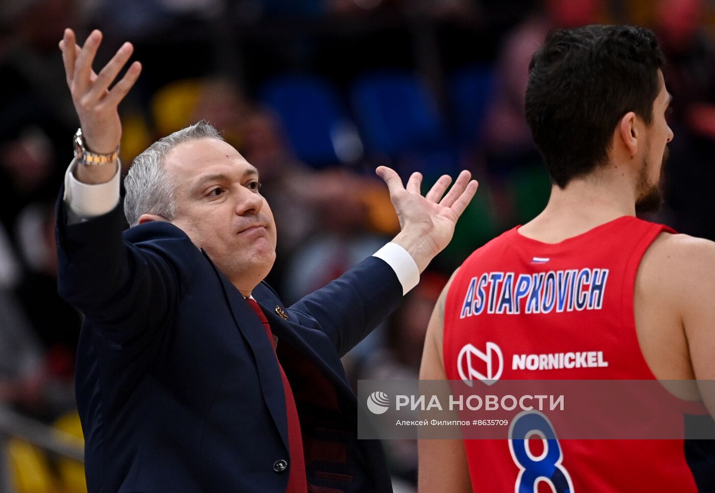 Баскетбол. Единая лига ВТБ. Матч ЦСКА - УНИКС