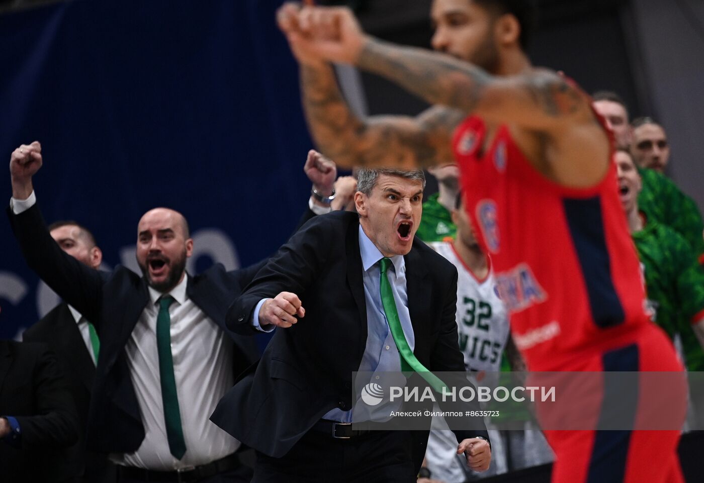 Баскетбол. Единая лига ВТБ. Матч ЦСКА - УНИКС