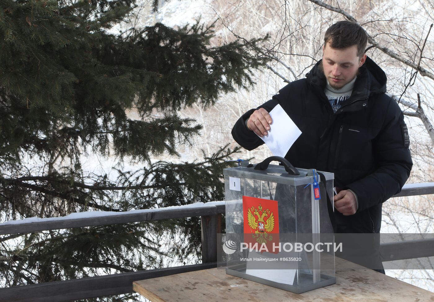 Досрочное голосование на выборах президента РФ в Тыве