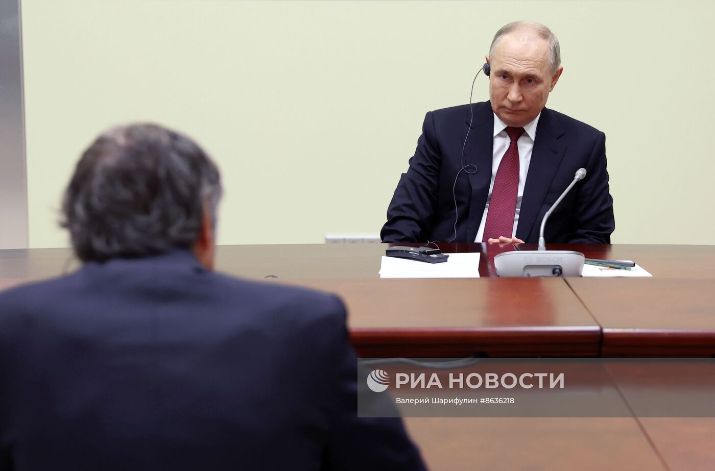Встреча президента РФ В.Путина с генеральным директором МАГАТЭ Р. Гросси