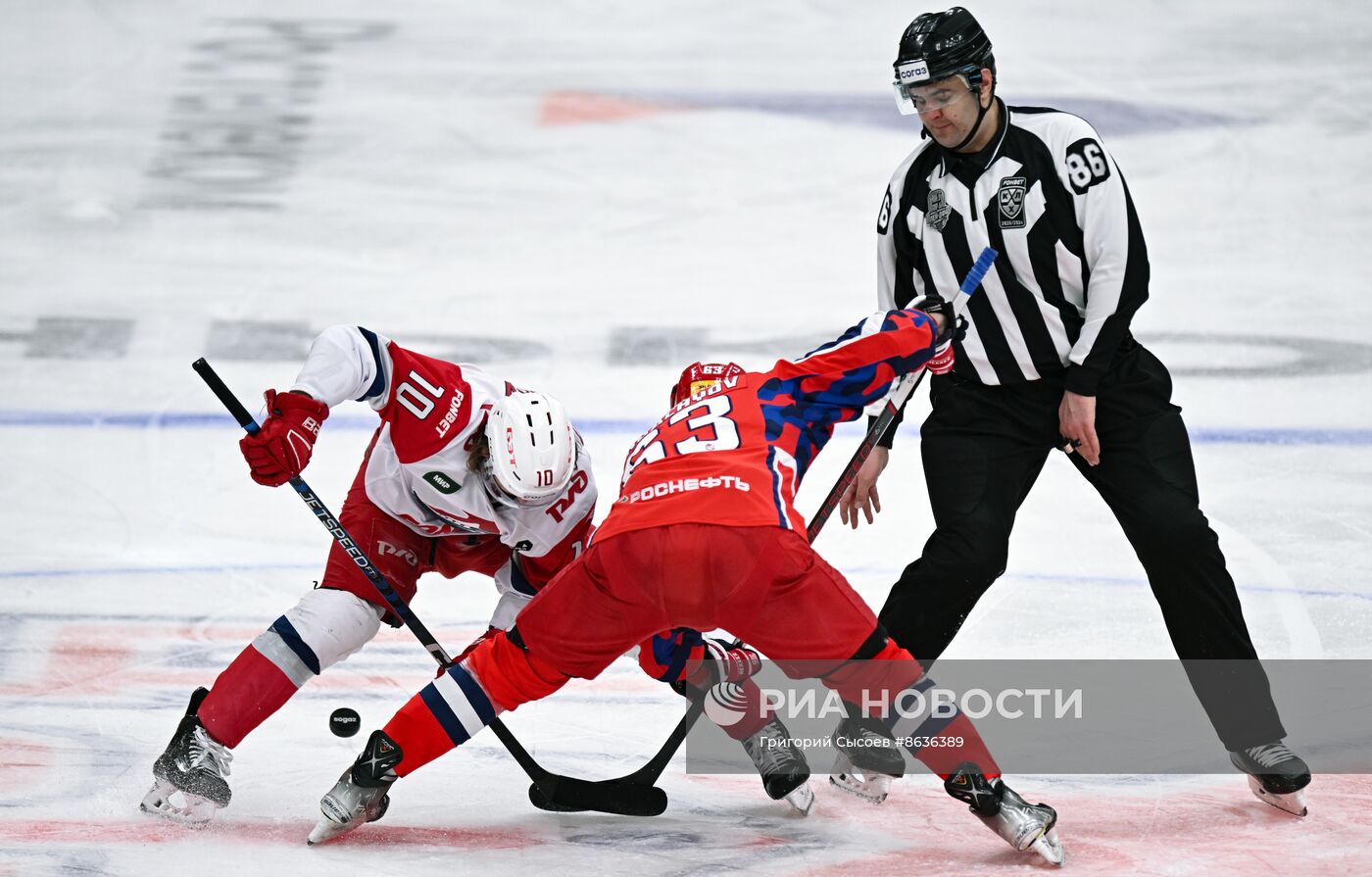 Хоккей. КХЛ. Матч ЦСКА - "Локомотив"