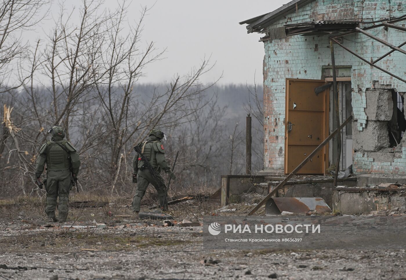 Гуманитарное разминирование Авдеевки отдельной инженерной бригадой ЦВО