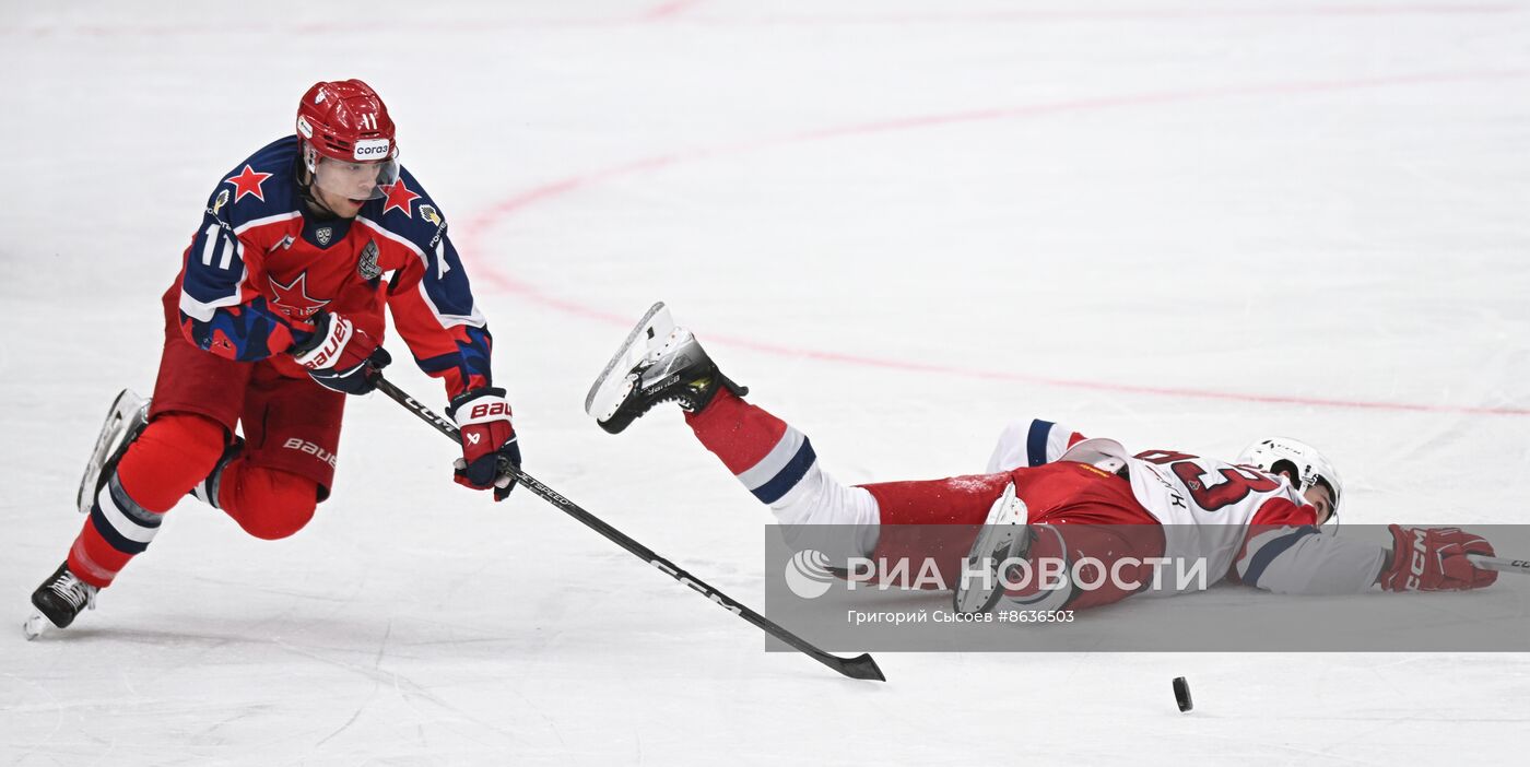 Хоккей. КХЛ. Матч ЦСКА - "Локомотив"