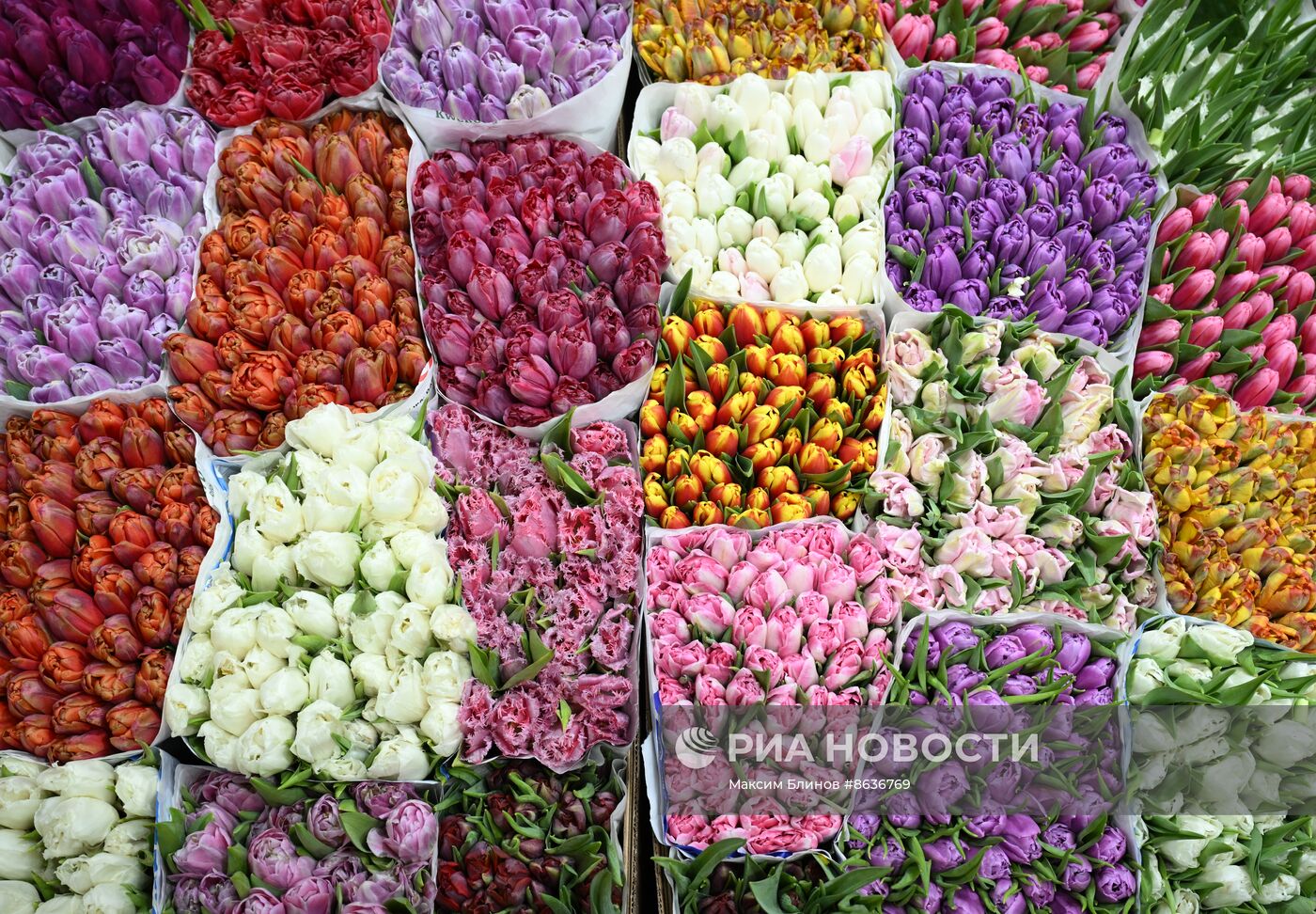 Продажа цветов к 8 марта