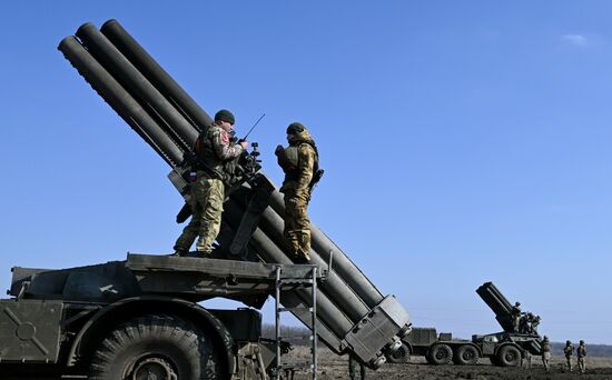 Боевая работа артдивизиона ЦВО на Авдеевском направлении