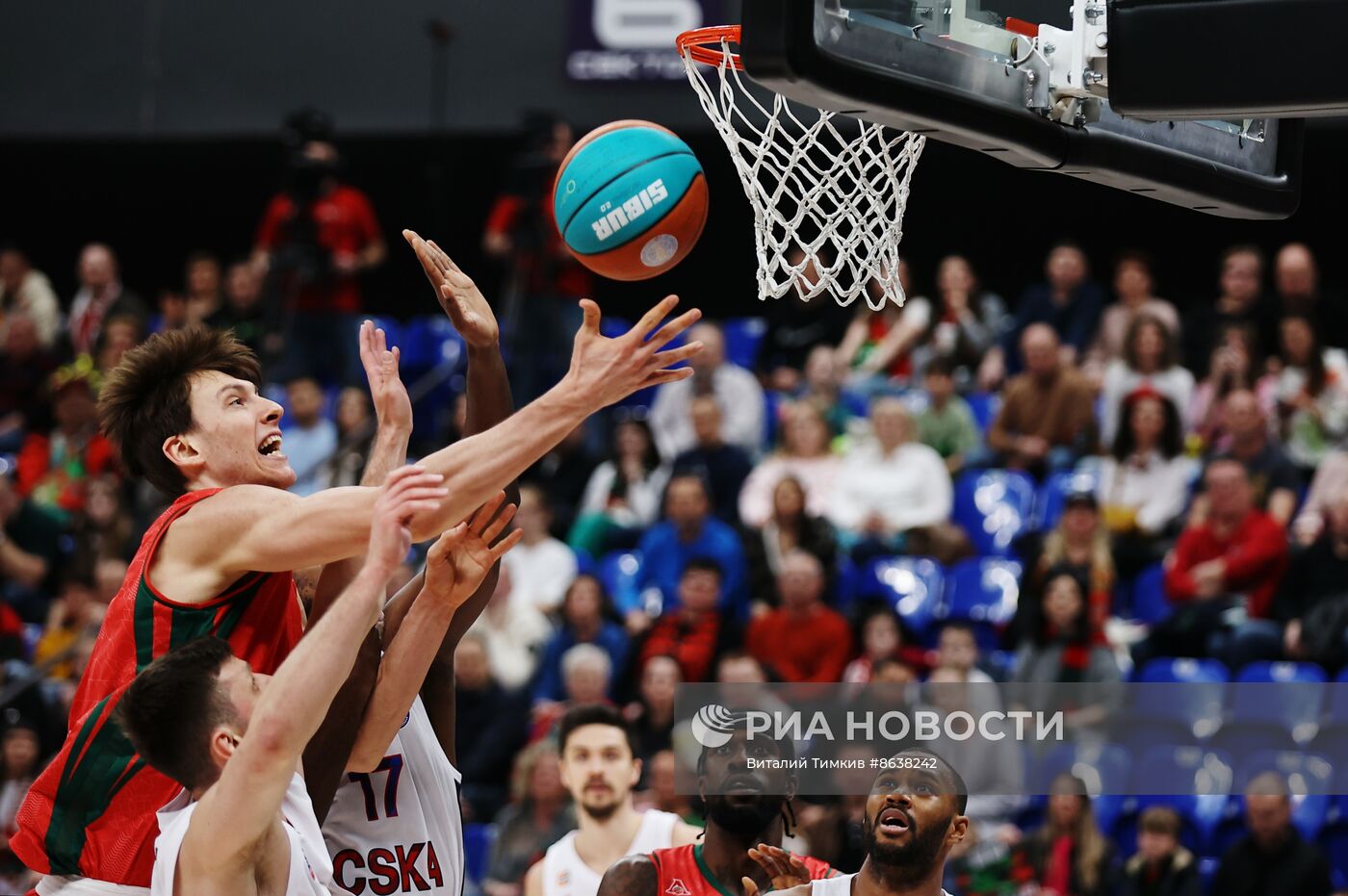 Баскетбол. Единая лига ВТБ. Матч "Локомотив-Кубань" - ЦСКА