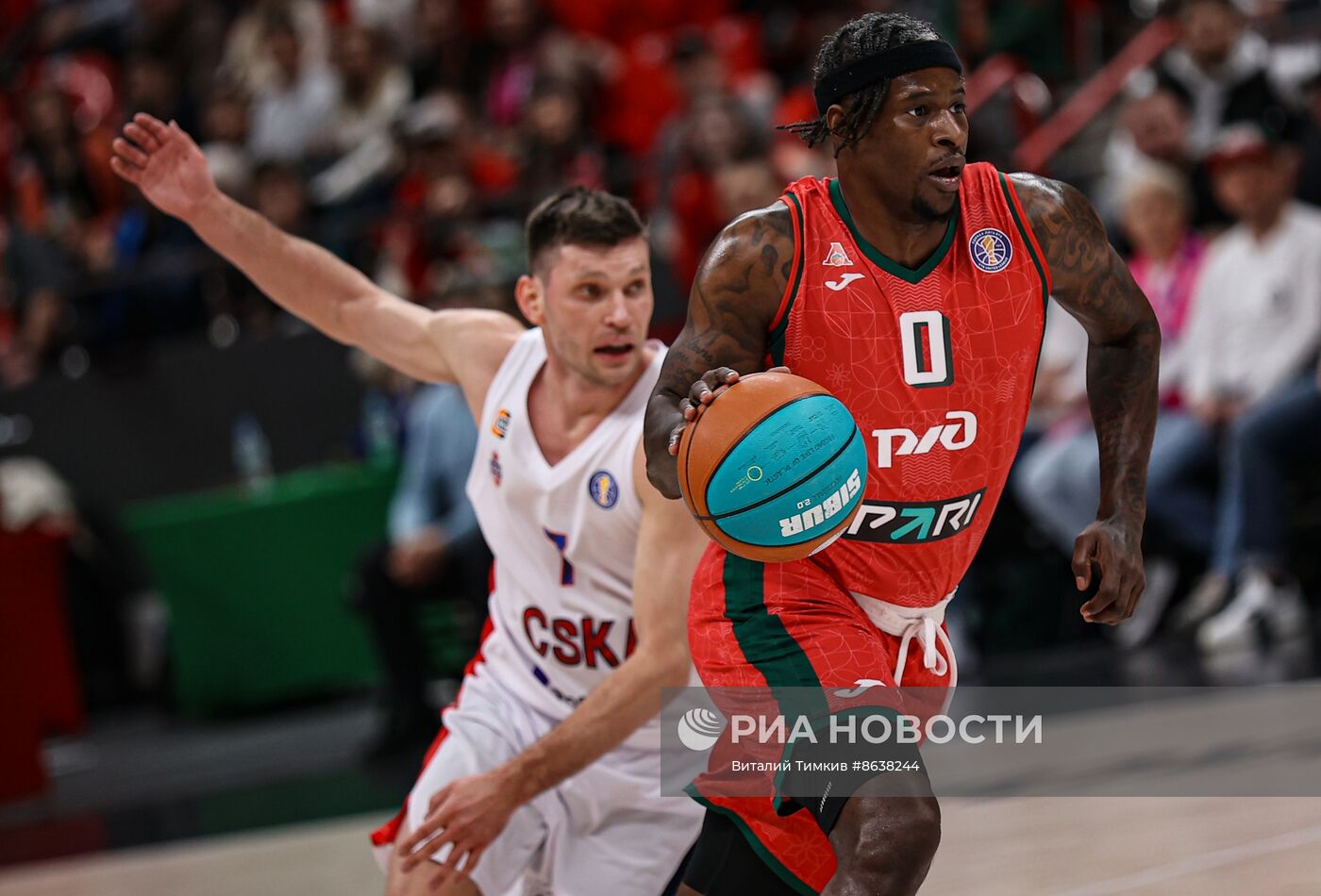 Баскетбол. Единая лига ВТБ. Матч "Локомотив-Кубань" - ЦСКА