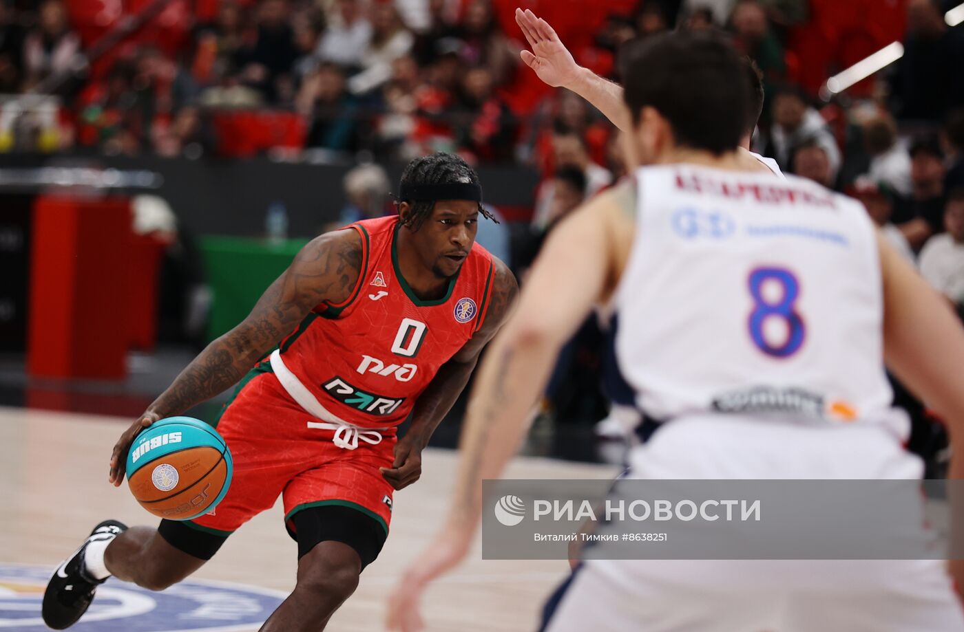Баскетбол. Единая лига ВТБ. Матч "Локомотив-Кубань" - ЦСКА