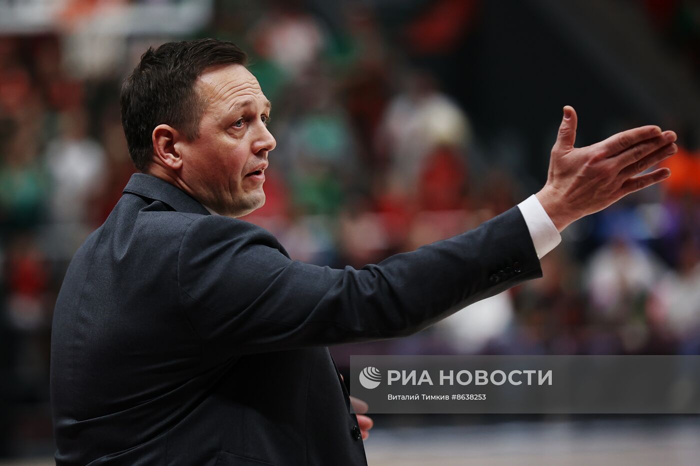 Баскетбол. Единая лига ВТБ. Матч "Локомотив-Кубань" - ЦСКА