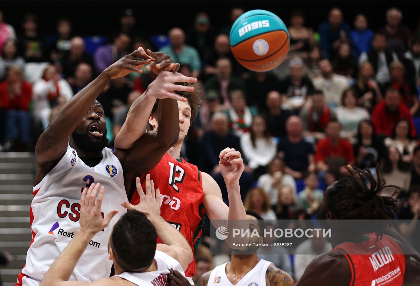Баскетбол. Единая лига ВТБ. Матч "Локомотив-Кубань" - ЦСКА