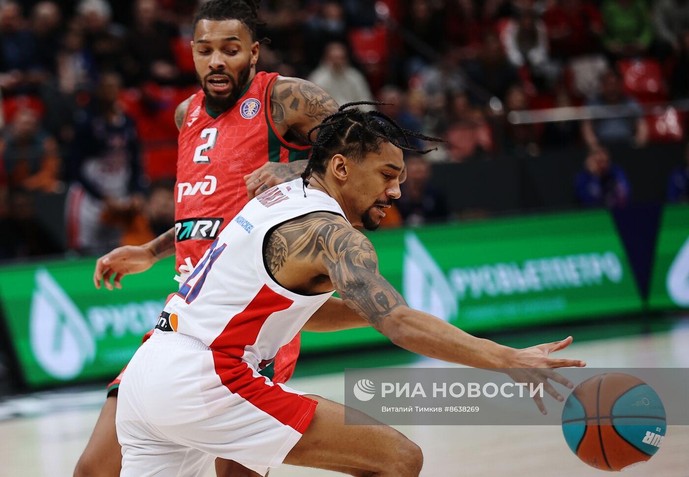 Баскетбол. Единая лига ВТБ. Матч "Локомотив-Кубань" - ЦСКА