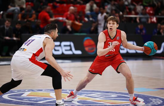 Баскетбол. Единая лига ВТБ. Матч "Локомотив-Кубань" - ЦСКА