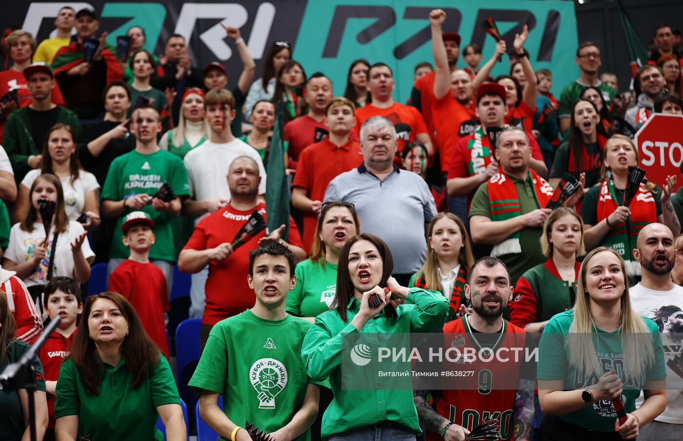 Баскетбол. Единая лига ВТБ. Матч "Локомотив-Кубань" - ЦСКА