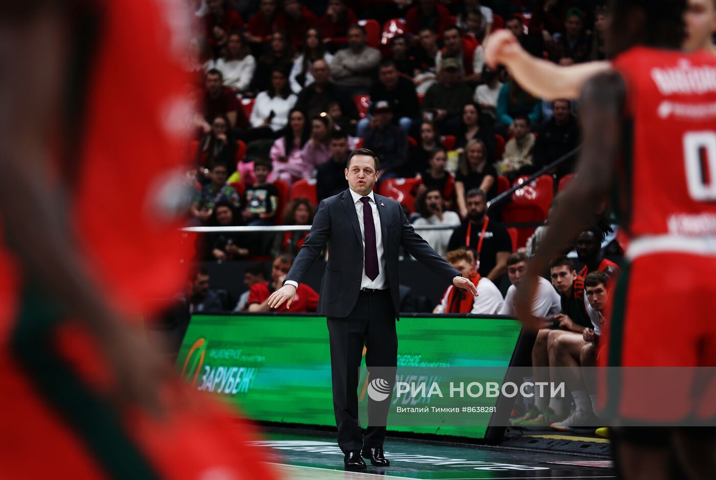 Баскетбол. Единая лига ВТБ. Матч "Локомотив-Кубань" - ЦСКА