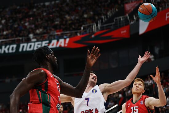 Баскетбол. Единая лига ВТБ. Матч "Локомотив-Кубань" - ЦСКА