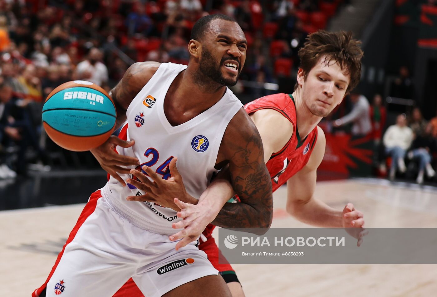Баскетбол. Единая лига ВТБ. Матч "Локомотив-Кубань" - ЦСКА