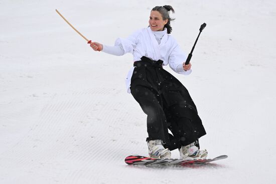 Фестиваль по горнолыжному спорту "Крутой спуск" в Казани