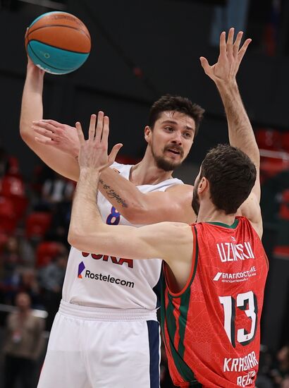 Баскетбол. Единая лига ВТБ. Матч "Локомотив-Кубань" - ЦСКА