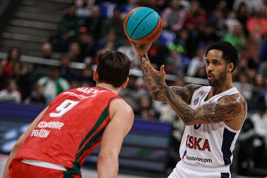Баскетбол. Единая лига ВТБ. Матч "Локомотив-Кубань" - ЦСКА