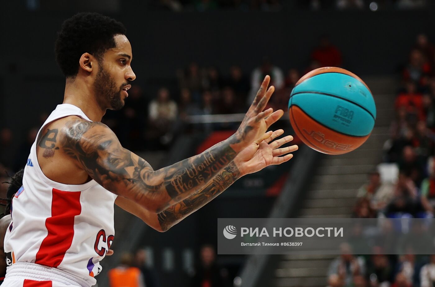 Баскетбол. Единая лига ВТБ. Матч "Локомотив-Кубань" - ЦСКА