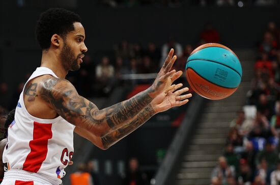 Баскетбол. Единая лига ВТБ. Матч "Локомотив-Кубань" - ЦСКА