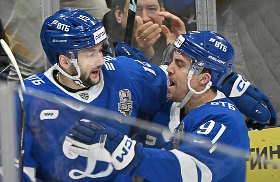 Хоккей. КХЛ. Матч "Динамо" (Москва) - "Динамо" (Минск)