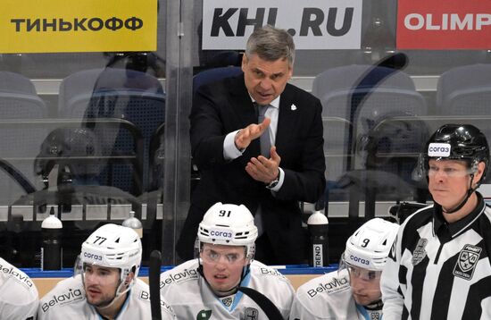 Хоккей. КХЛ. Матч "Динамо" (Москва) - "Динамо" (Минск)