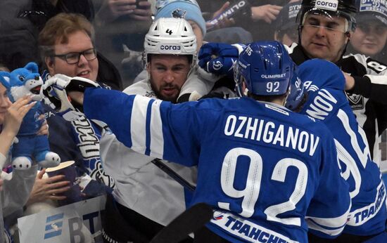 Хоккей. КХЛ. Матч "Динамо" (Москва) - "Динамо" (Минск)