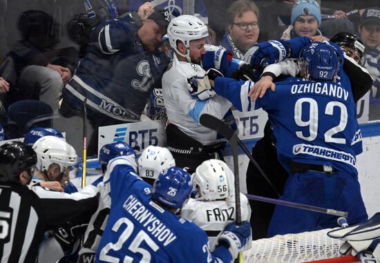 Хоккей. КХЛ. Матч "Динамо" (Москва) - "Динамо" (Минск)