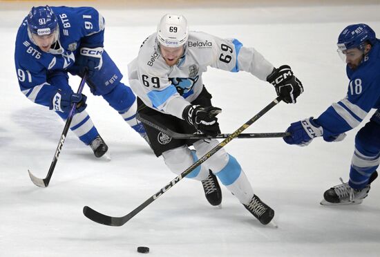 Хоккей. КХЛ. Матч "Динамо" (Москва) - "Динамо" (Минск)