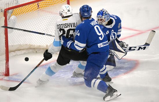 Хоккей. КХЛ. Матч "Динамо" (Москва) - "Динамо" (Минск)