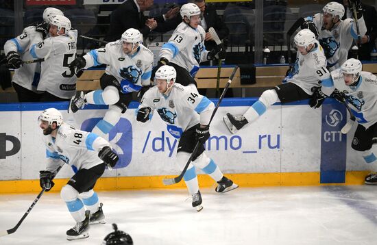 Хоккей. КХЛ. Матч "Динамо" (Москва) - "Динамо" (Минск)