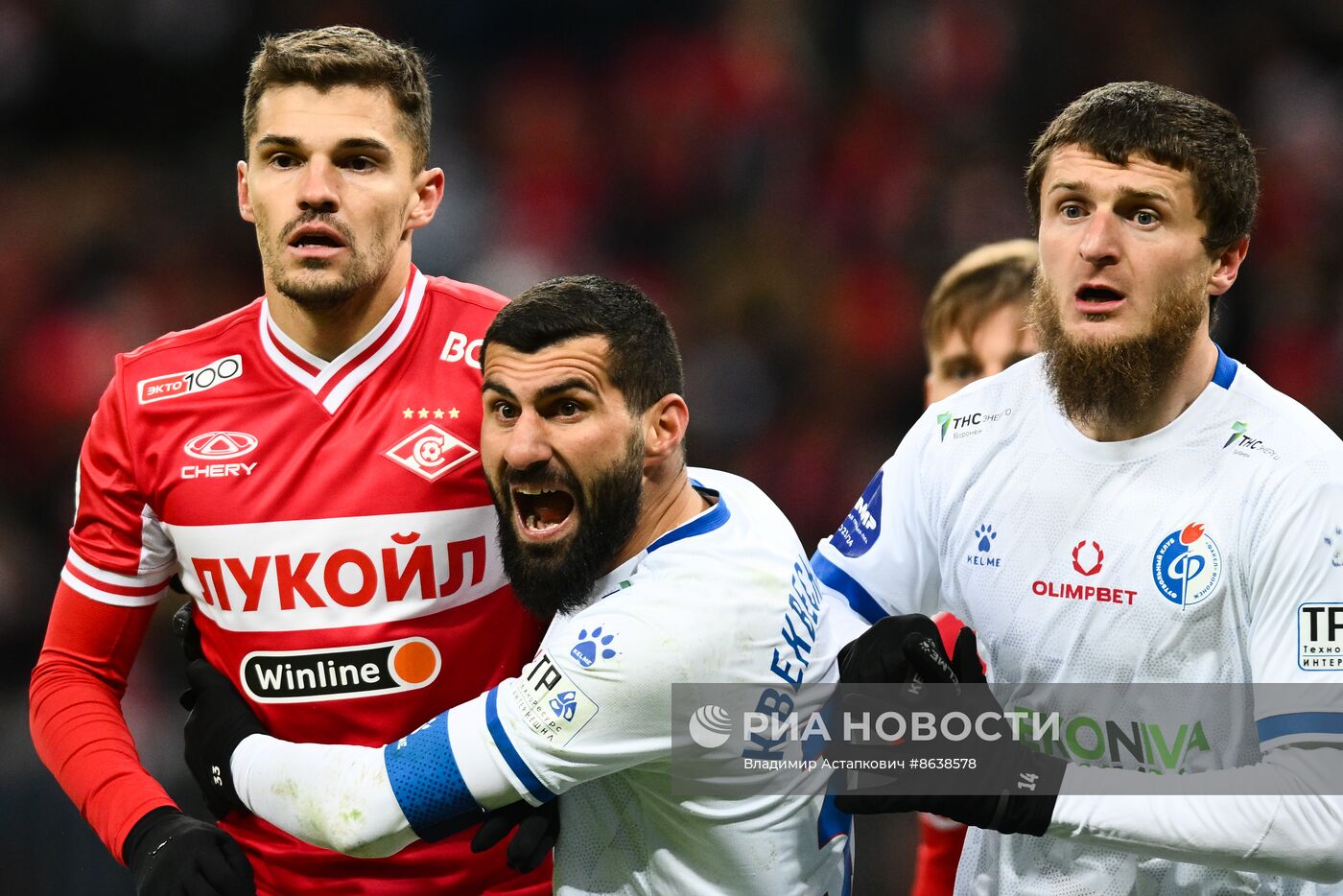 Футбол. РПЛ. Матч "Спартак-Москва" - "Факел"