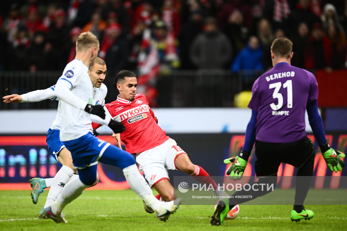 Футбол. РПЛ. Матч "Спартак-Москва" - "Факел"