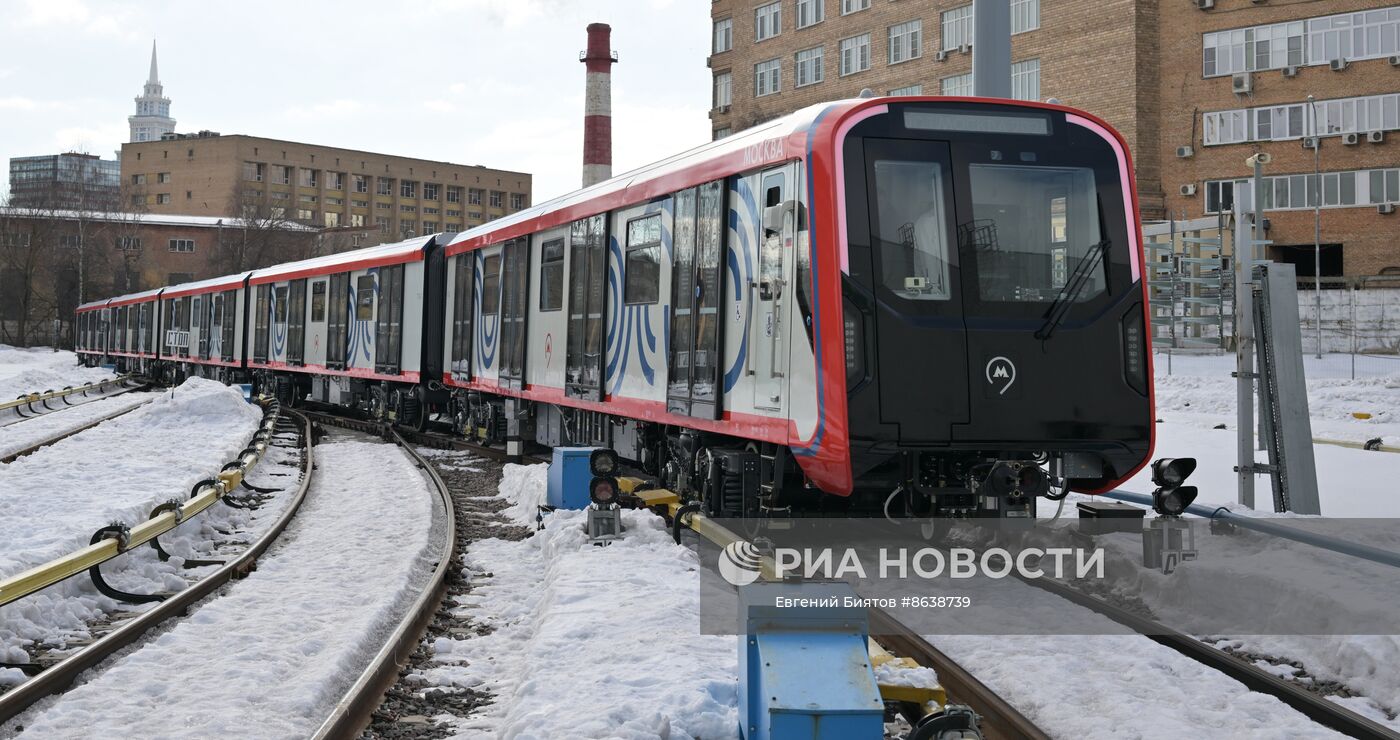 Запуск поезда "Москва-2024" на Замоскворецкой линии метро