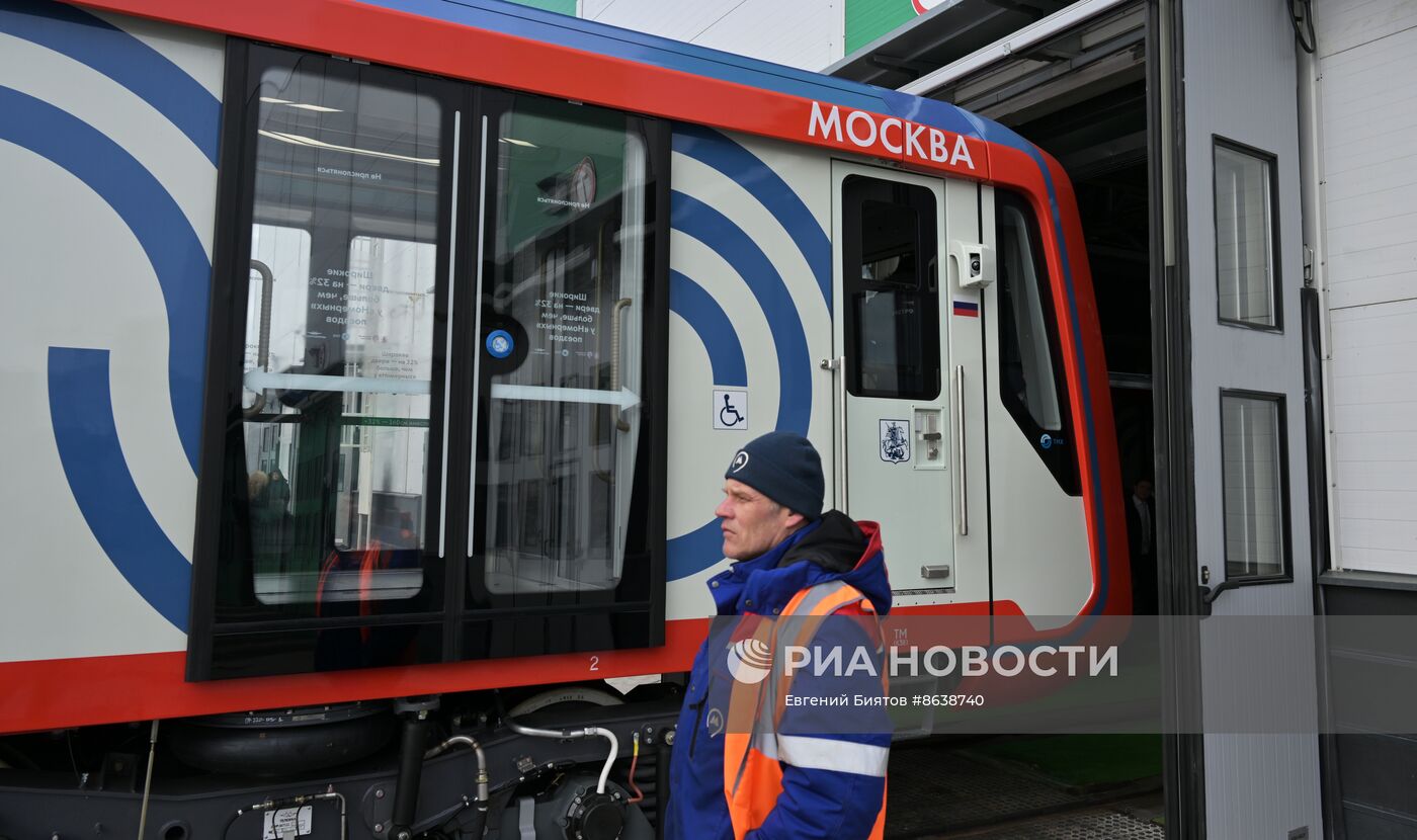 Запуск поезда "Москва-2024" на Замоскворецкой линии метро