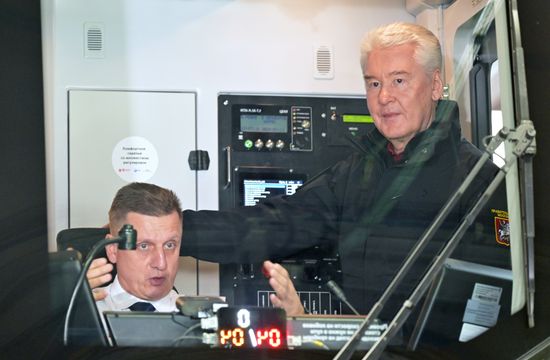 Запуск поезда "Москва-2024" на Замоскворецкой линии метро
