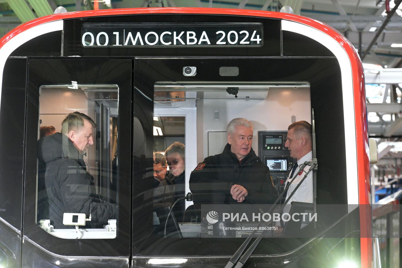 Запуск поезда "Москва-2024" на Замоскворецкой линии метро