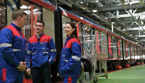 Запуск поезда "Москва-2024" на Замоскворецкой линии метро