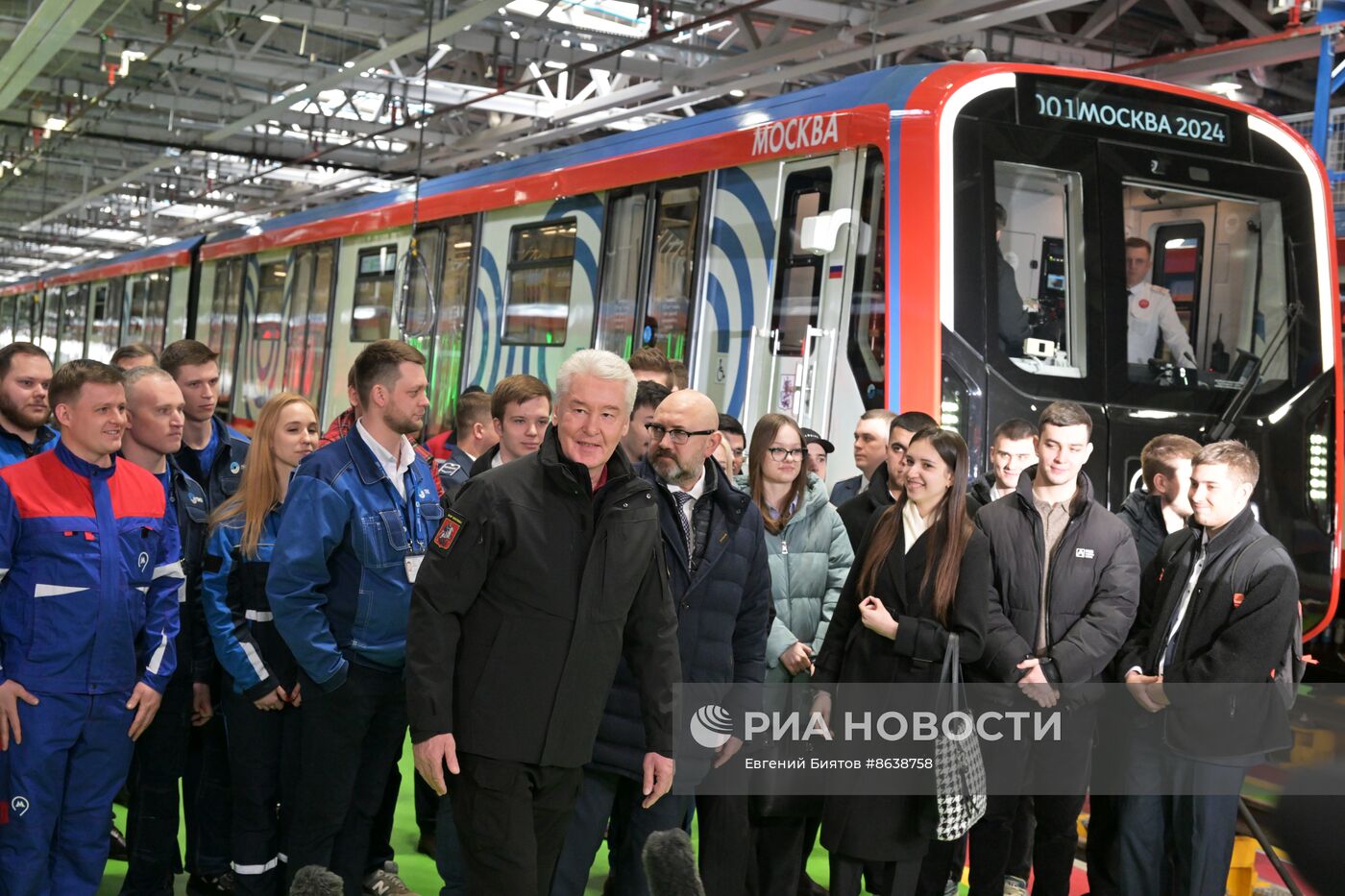 Запуск поезда "Москва-2024" на Замоскворецкой линии метро