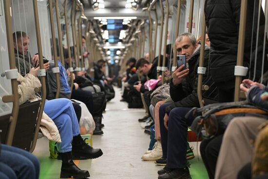 Запуск поезда "Москва-2024" на Замоскворецкой линии метро