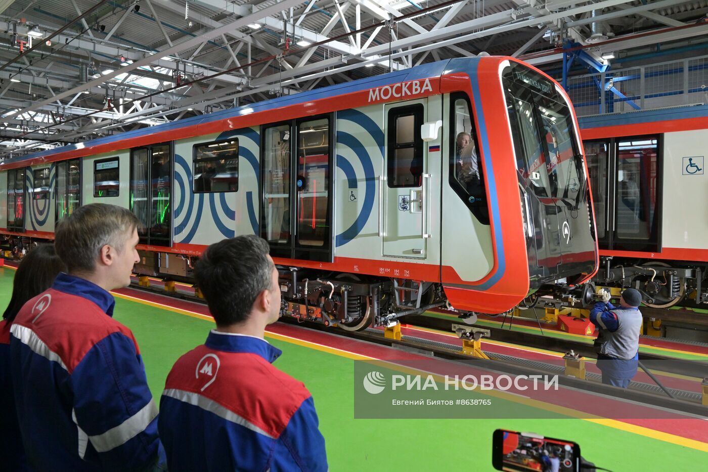 Запуск поезда "Москва-2024" на Замоскворецкой линии метро