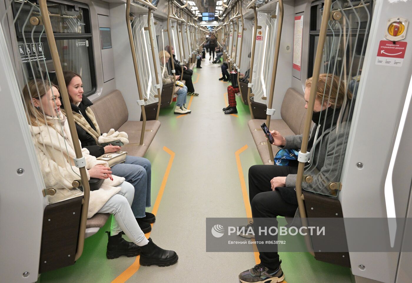 Запуск поезда "Москва-2024" на Замоскворецкой линии метро