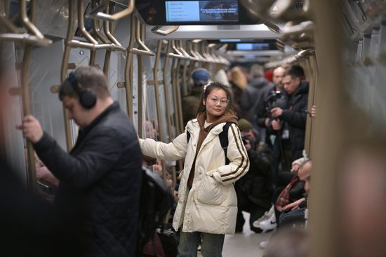 Запуск поезда "Москва-2024" на Замоскворецкой линии метро