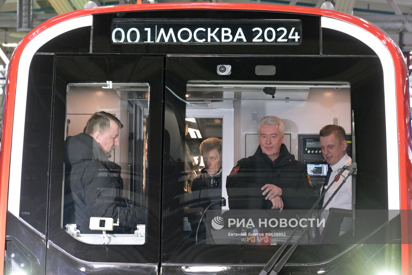 Запуск поезда "Москва-2024" на Замоскворецкой линии метро