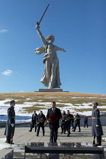 Рабочая поездка зампреда Совбеза РФ Д. Медведева в Волгоград