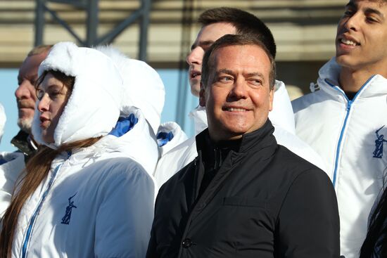 Рабочая поездка зампреда Совбеза РФ Д. Медведева в Волгоград